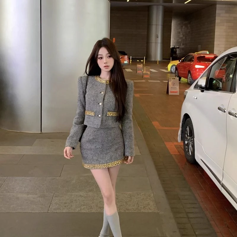 秋冬辣妹纯欲高级连衣裙（备注编码）