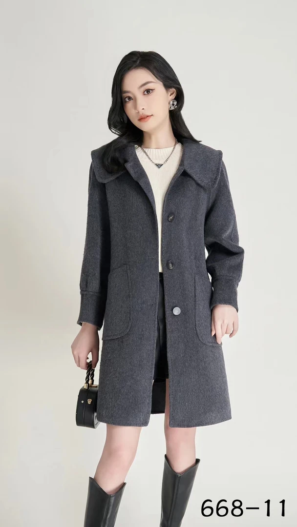 艾尚女装双面羊绒大衣