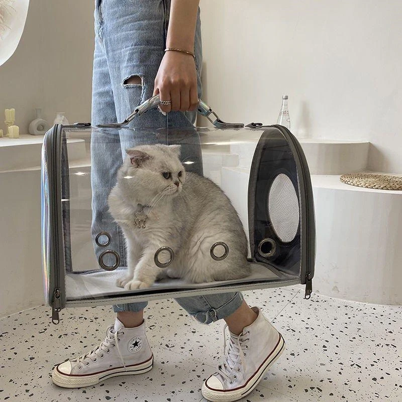 航空箱猫包外出便携猫咪大容量手提式猫笼子狗狗背包宠物用太空舱