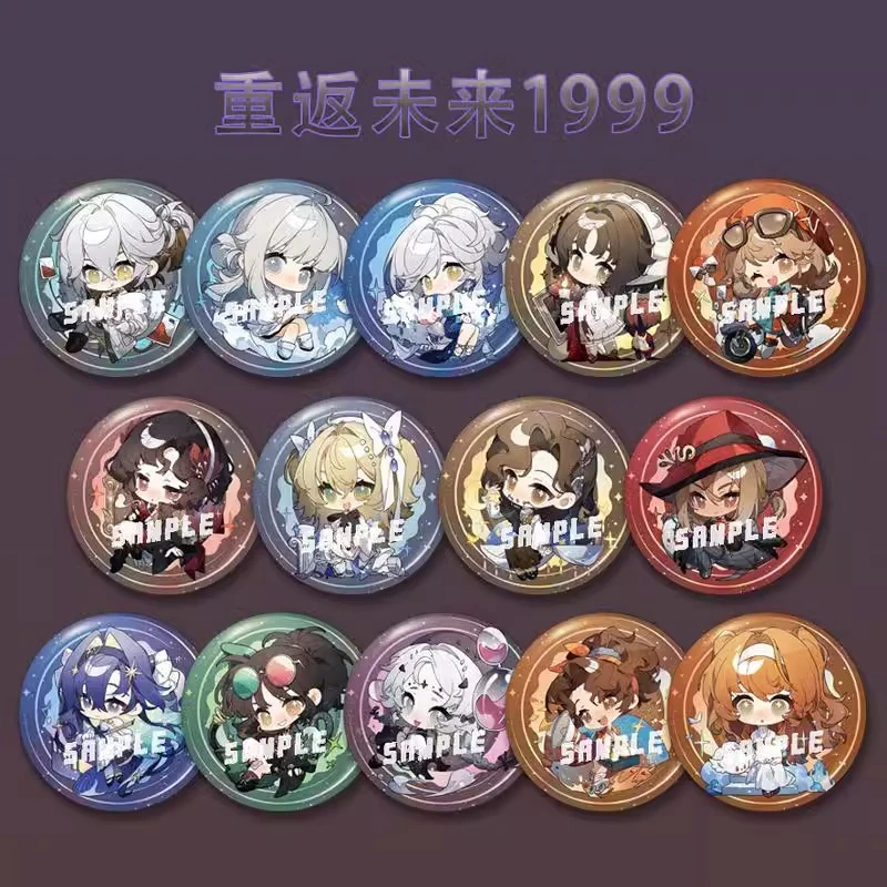 重返未来1999镭射吧唧徽章58mm远旅小春雀温妮维尔汀同人谷子周边