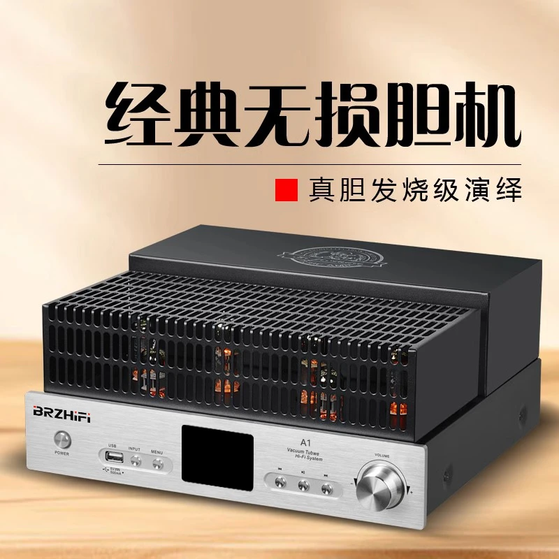 胆机hifi音响发烧电子管前胆后石功放机大功率蓝牙USB无损播放 A1