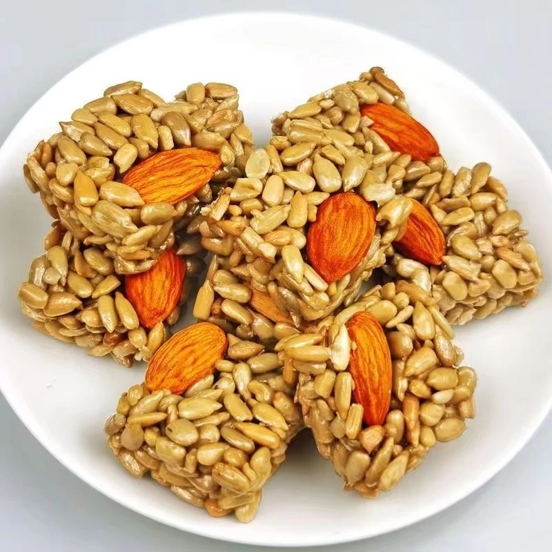 巴旦木瓜子酥整箱葵花籽仁 充饥休闲零食独立包装100个一箱