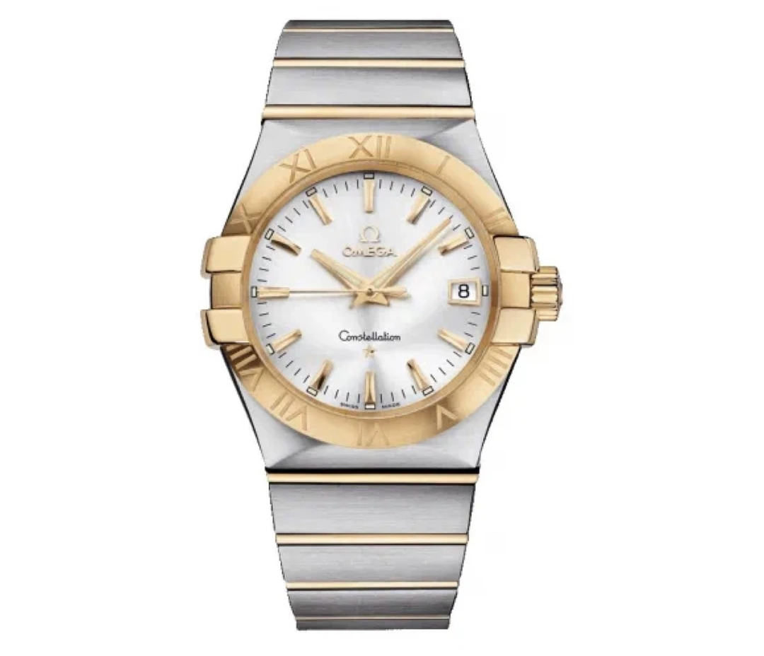 99新 Omega/欧米茄 星座系列/男表/35mm/机械间金