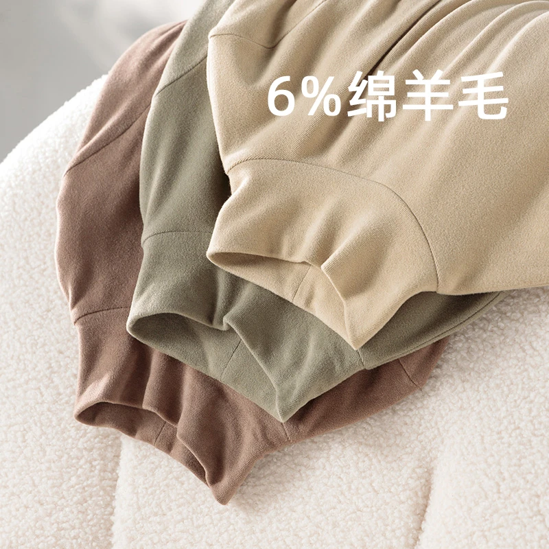 6%绵羊毛 高领打底衫女 春秋冬 加厚长袖内搭T恤 三种领型