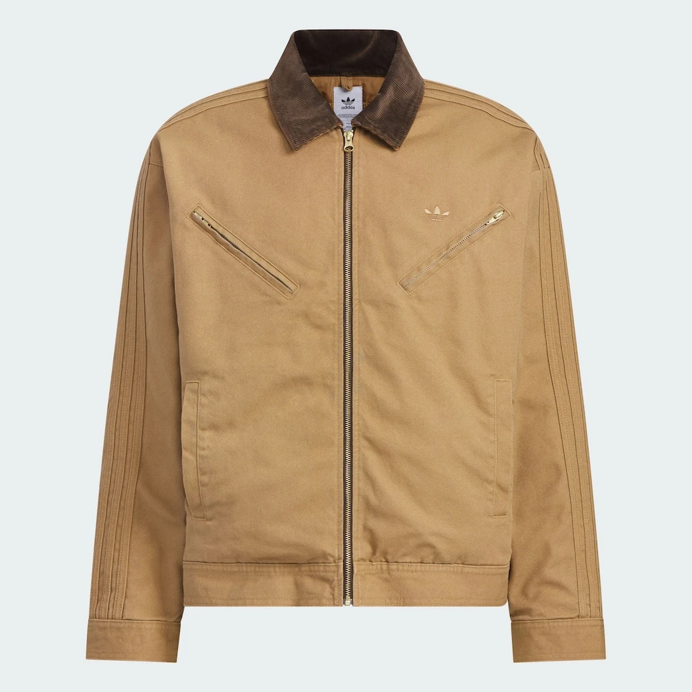 adidas三叶草时尚保暖三色运动棉服外套 JW9582 JW9575 JW9576