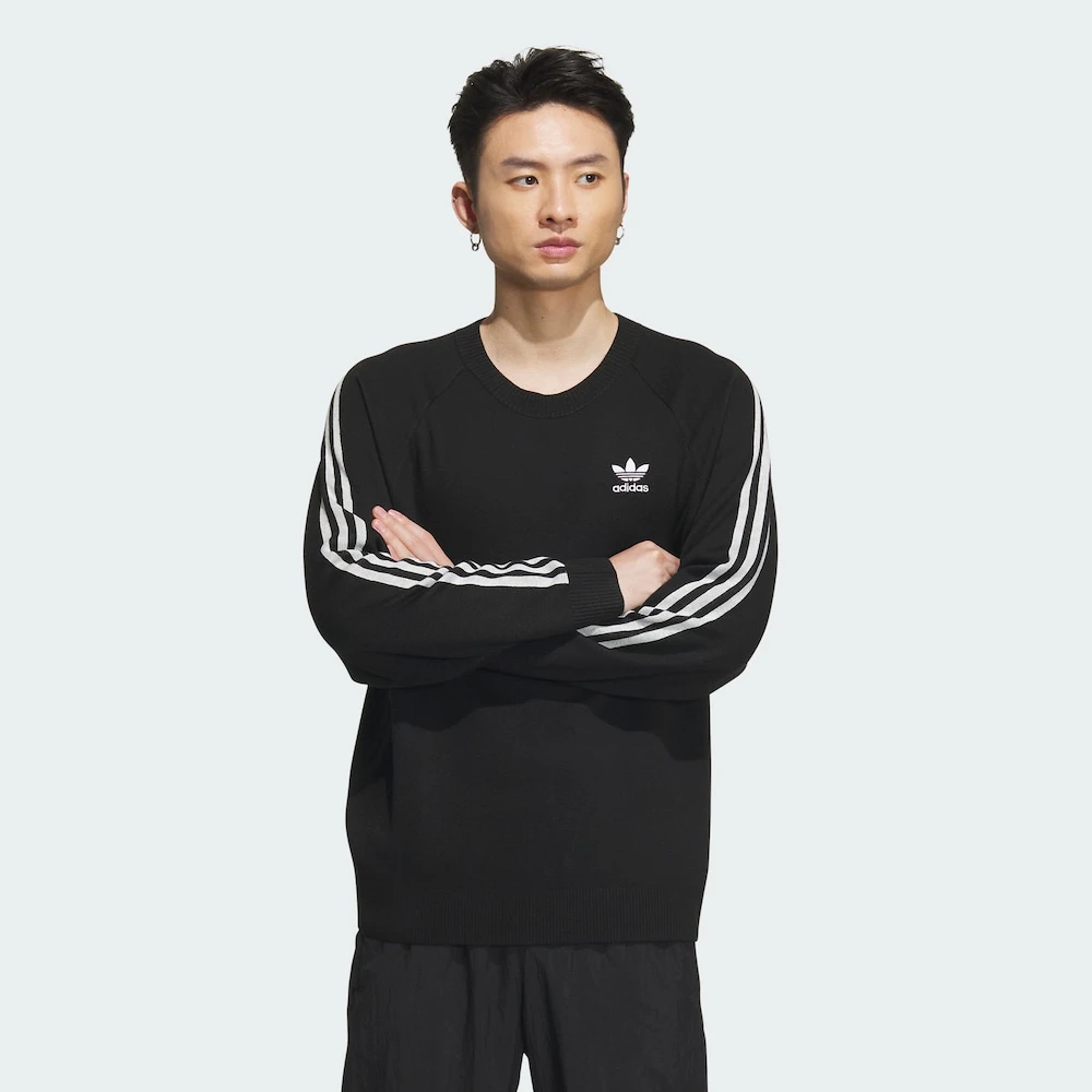 Adidas三叶草舒适百搭经典简约运动针织运动套头衫 IX7816 IX7817