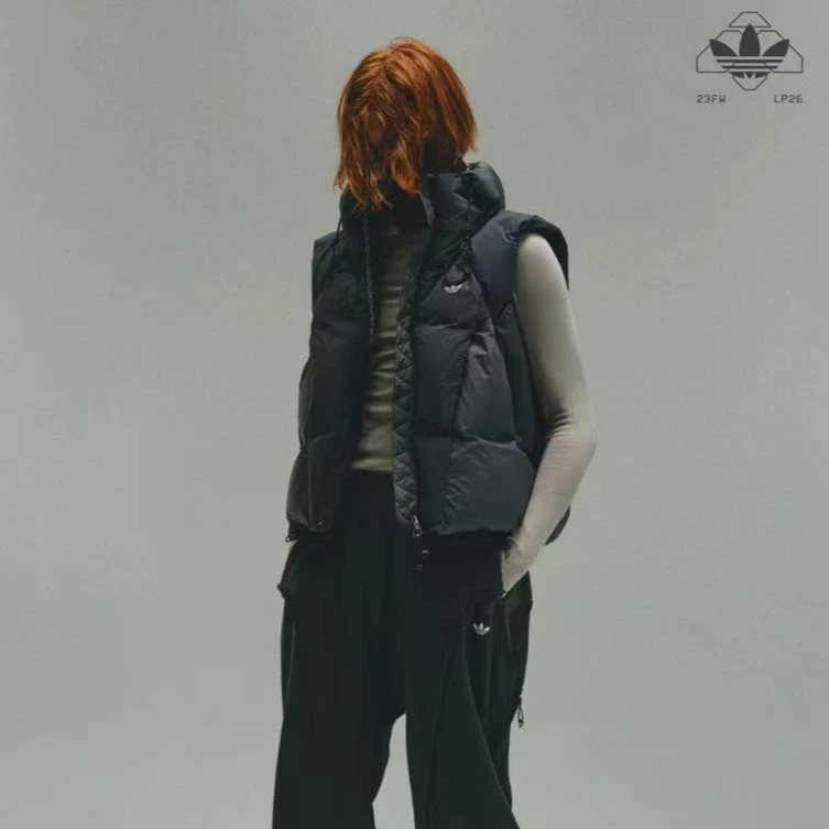 adidas X HAMCUS联名款复古废土风羽绒马甲IU4840 IU4839 IX4345