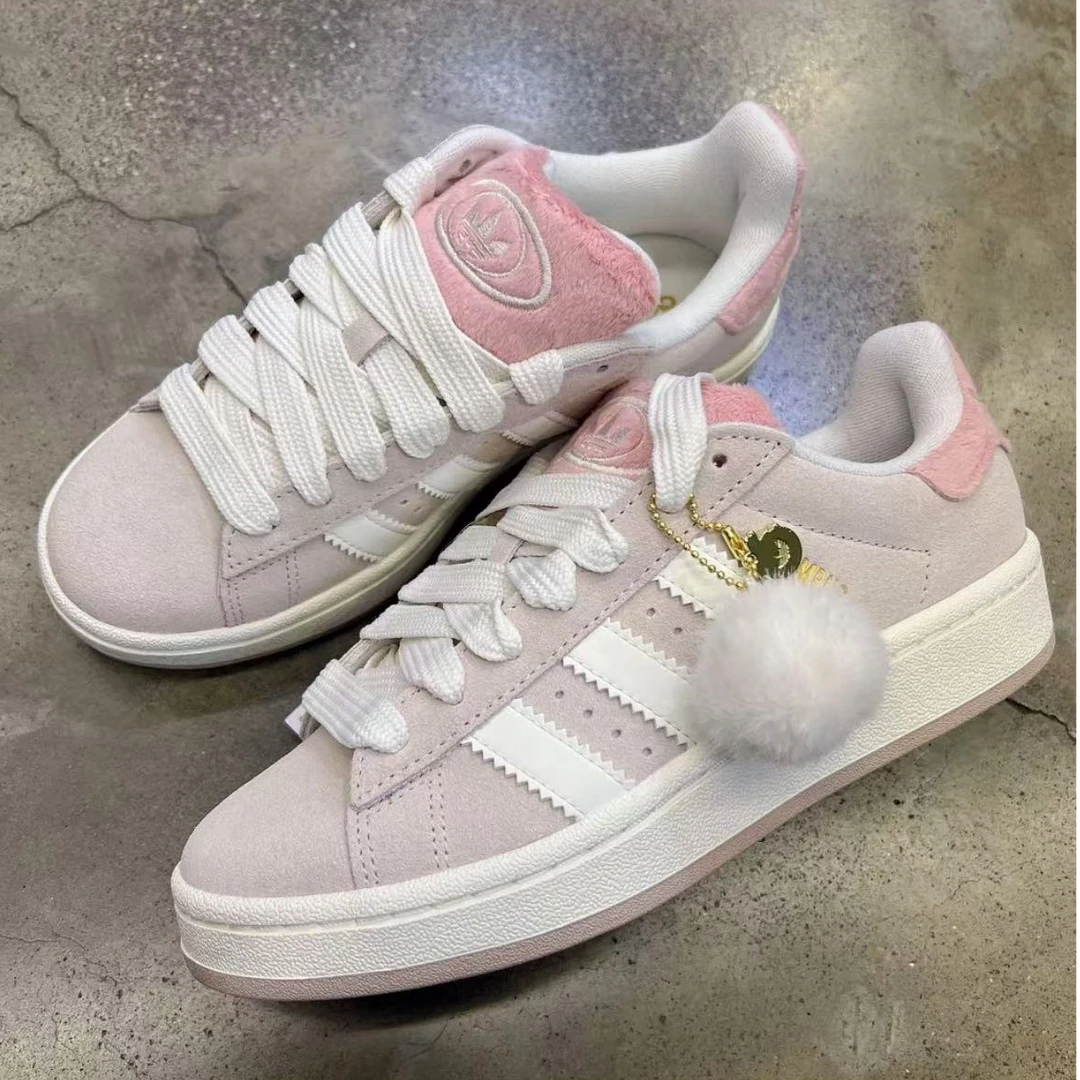 Adidas三叶草CAMPUS 00S 经典运动滑板鞋「面包鞋」JR8042