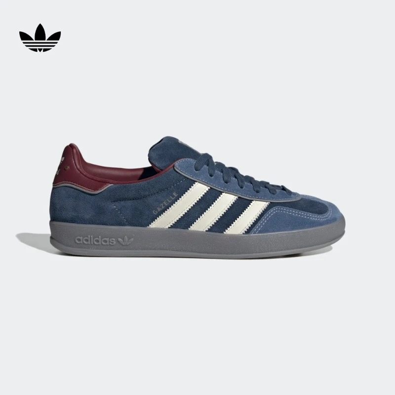 Adidas阿迪达斯官方三叶草男女运动板鞋GAZELLE INDOOR ID1008