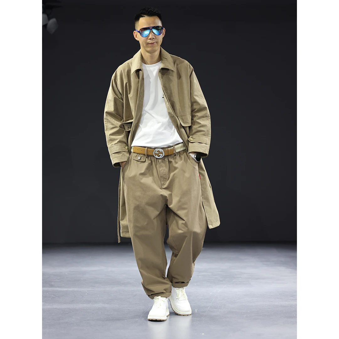 Supre talk 2023早秋新宽松时尚风衣长款大衣