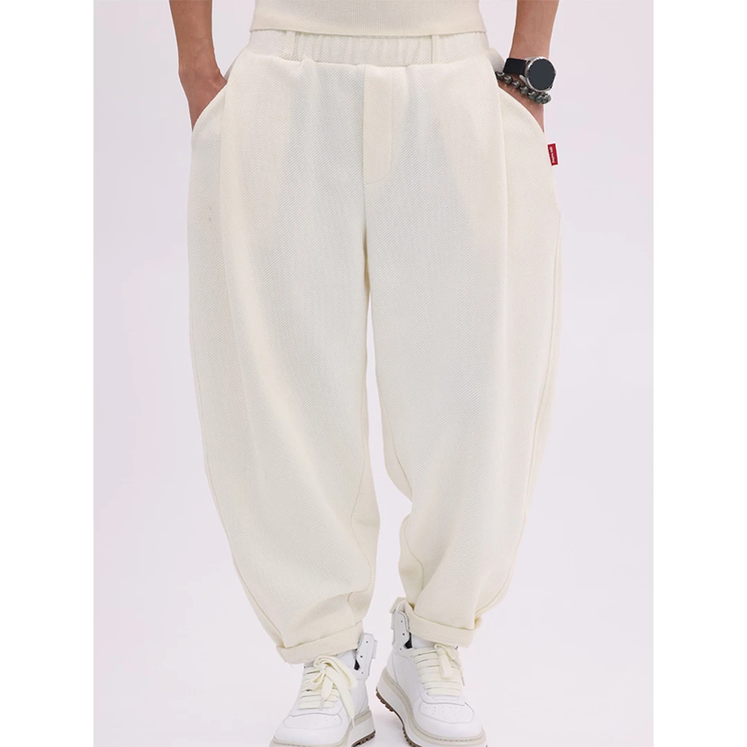 【NKER粉丝专属】2023 秋季新款季原创设计压褶春秋感宽松休闲长裤