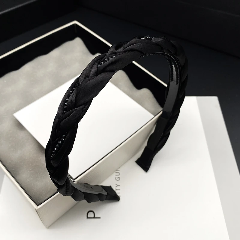 韩系优雅细边带齿发箍女高级感压发高颅顶发卡头箍春夏2025年新款