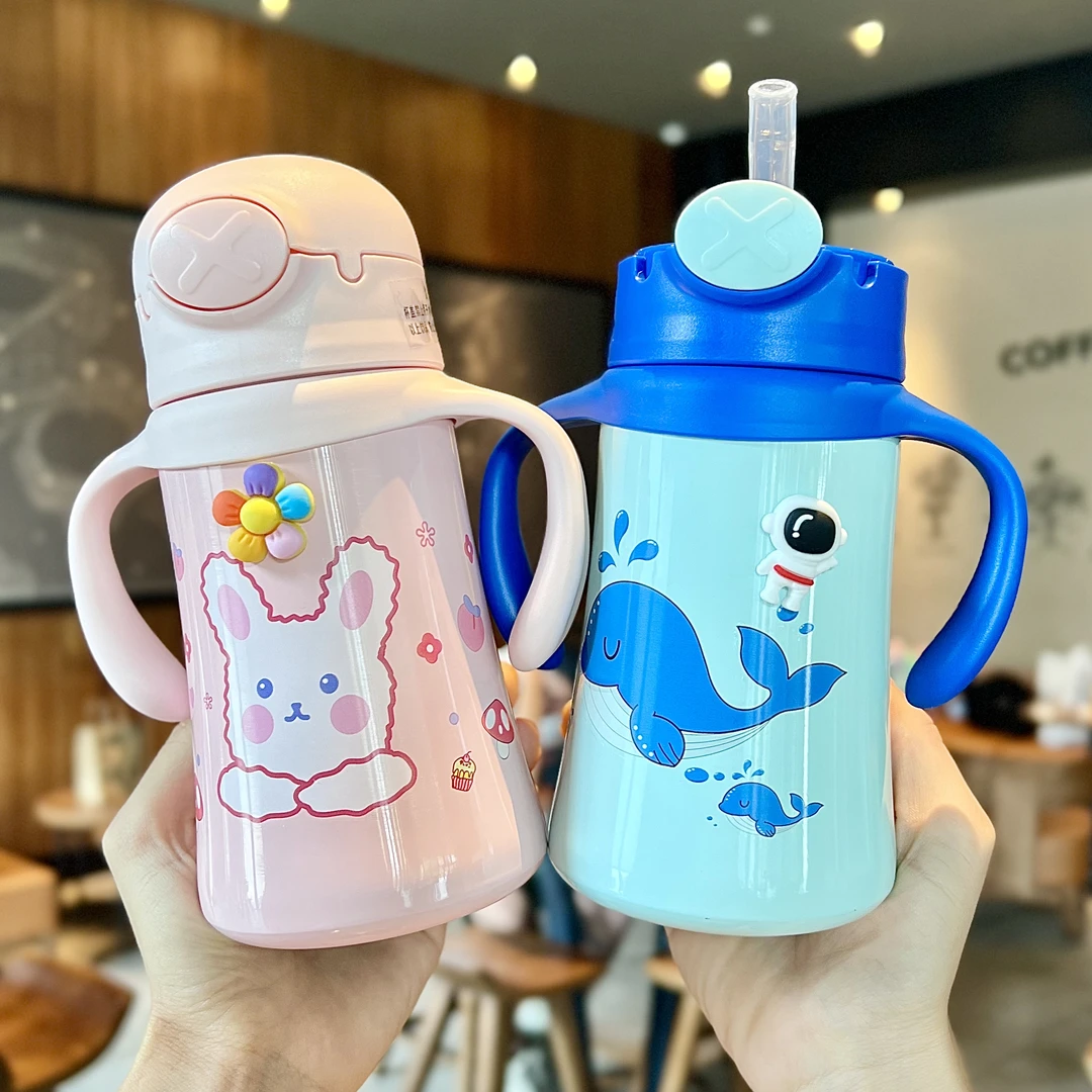 儿童保温杯1到3岁宝宝幼儿园喝水杯子吸管学饮杯婴幼儿专用奶瓶