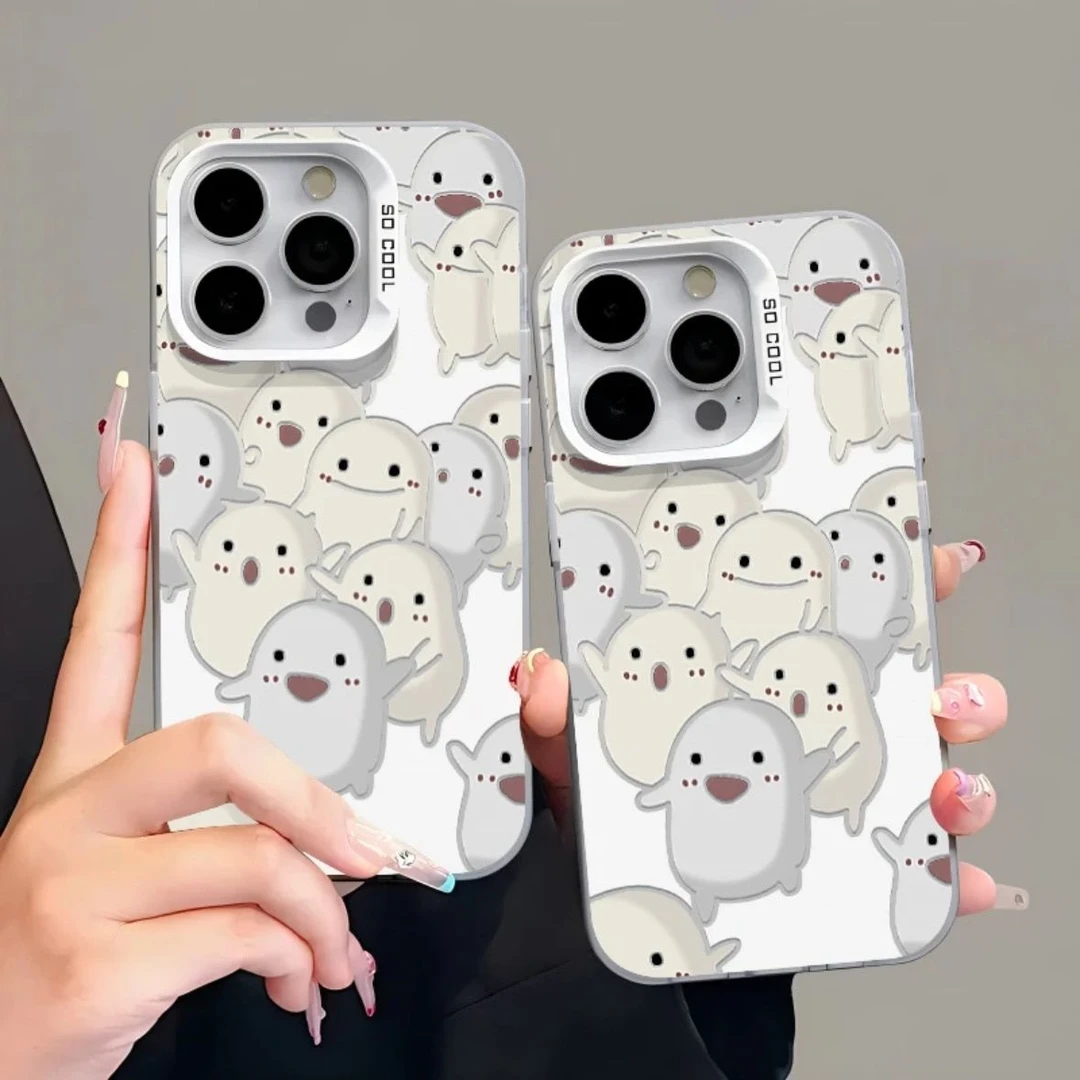 宫崎骏小精灵适用苹果13手机壳iPhone14promax保护套15女生12动漫