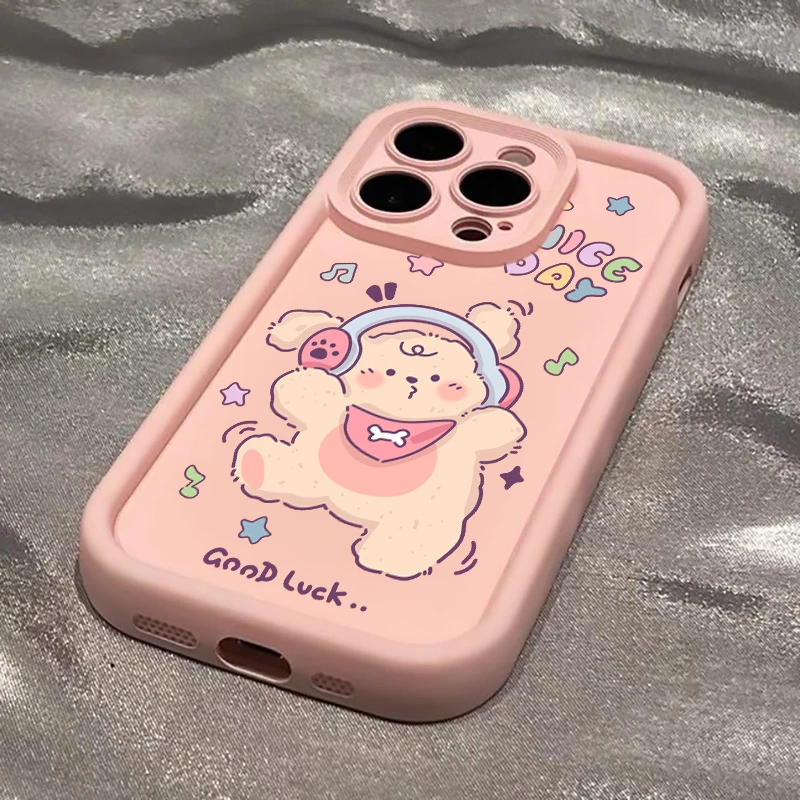 卡通苹果13手机壳14promax新款iPhone13可爱11全包12防摔78软女生