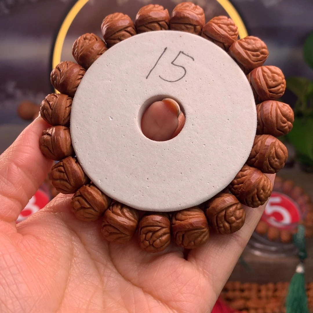 桃核手串荔枝新品15