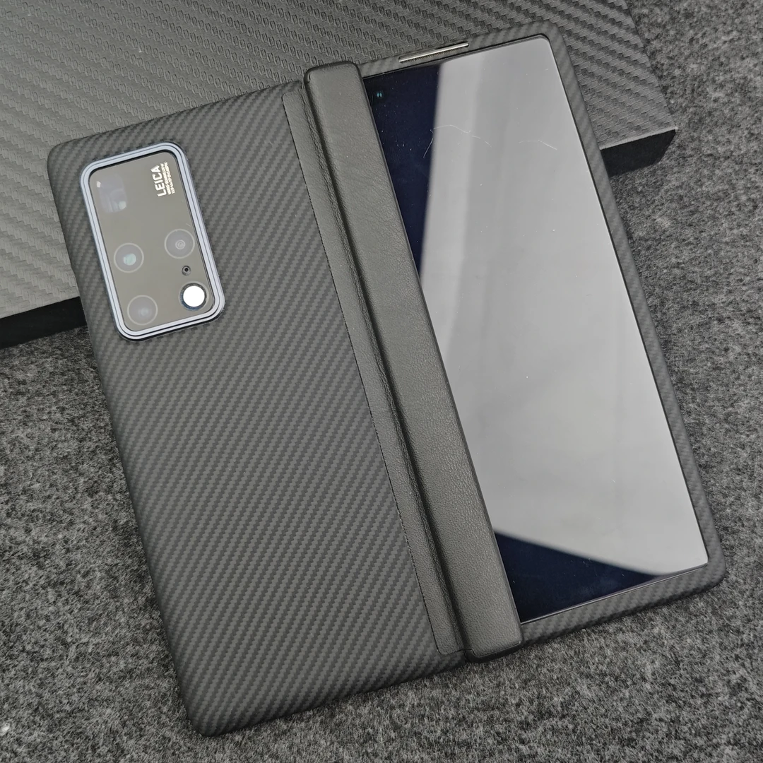 适用【华为matex2】手机壳凯夫拉轻薄芳纶纤维MateX2保护套简约硬壳