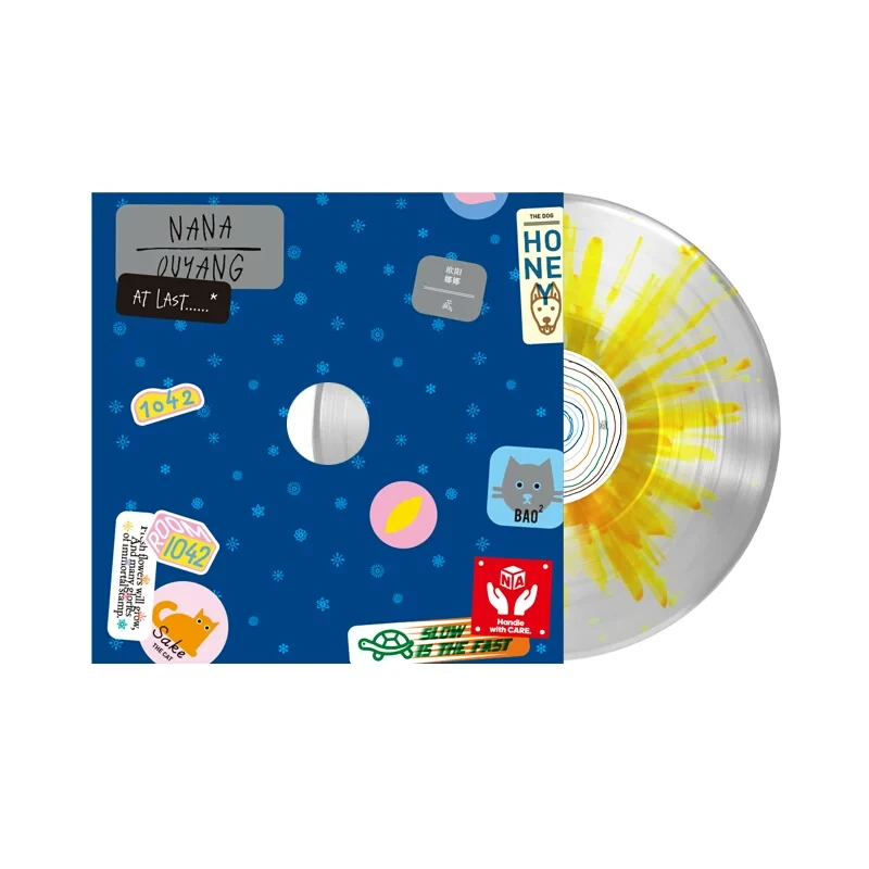 正版 欧阳娜娜《NANA藏》LP黑胶唱片歌词本折叠海报 飞溅胶