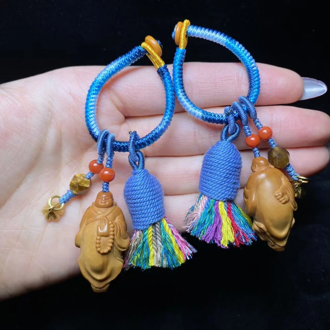 【小宝珠宝】3  T36318-橄榄核DIY挂饰-多样性发一件-30×18mm