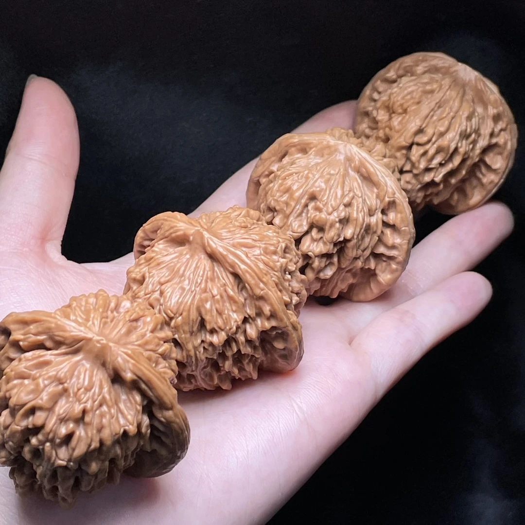 【小宝珠宝】3  T45921-核桃四座楼-多样性发一对-45mm