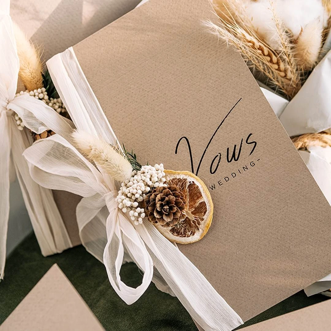 新郎新娘结婚誓言卡婚礼誓词卡高级发言致辞本贺卡小众宣誓卡手卡