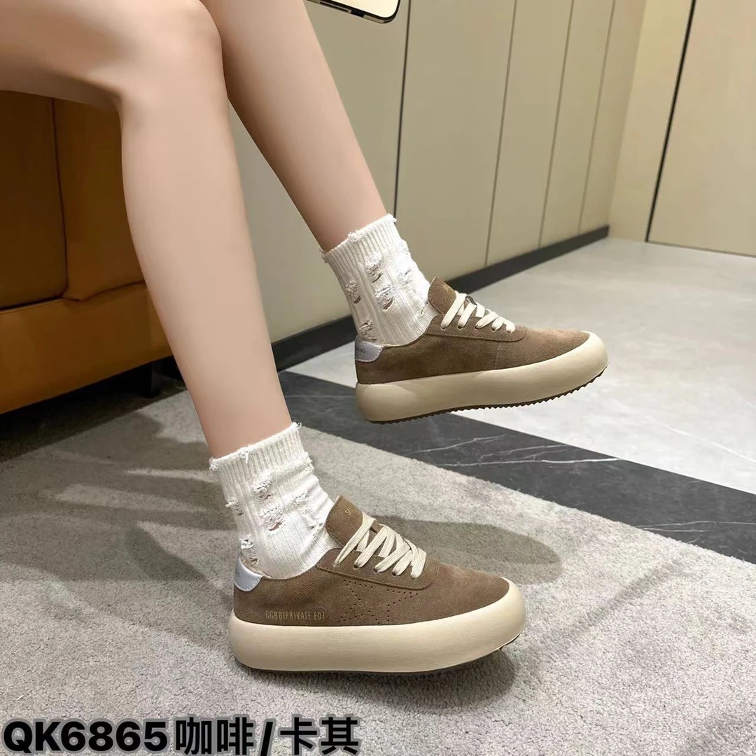 6865七熹鸟时尚休闲百搭冬季复古板鞋