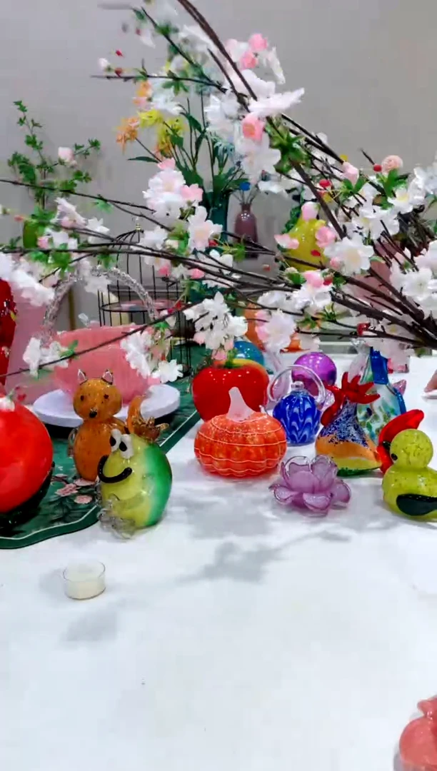 【闪购商品】琉璃手工艺品 三只 梅花