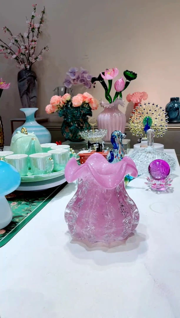【闪购商品】琉璃手工艺品 富得流油 紫 钱袋