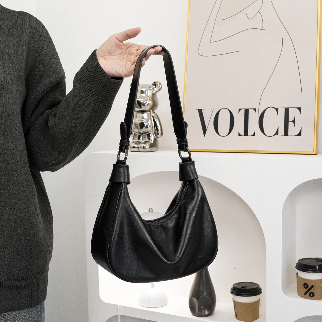 迪格屿包包饺子新款ins简约通勤腋下包女百搭洋气单肩女士斜挎包