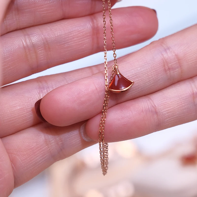 18K金裙子手链轻奢时尚百搭经典时尚金手链素款