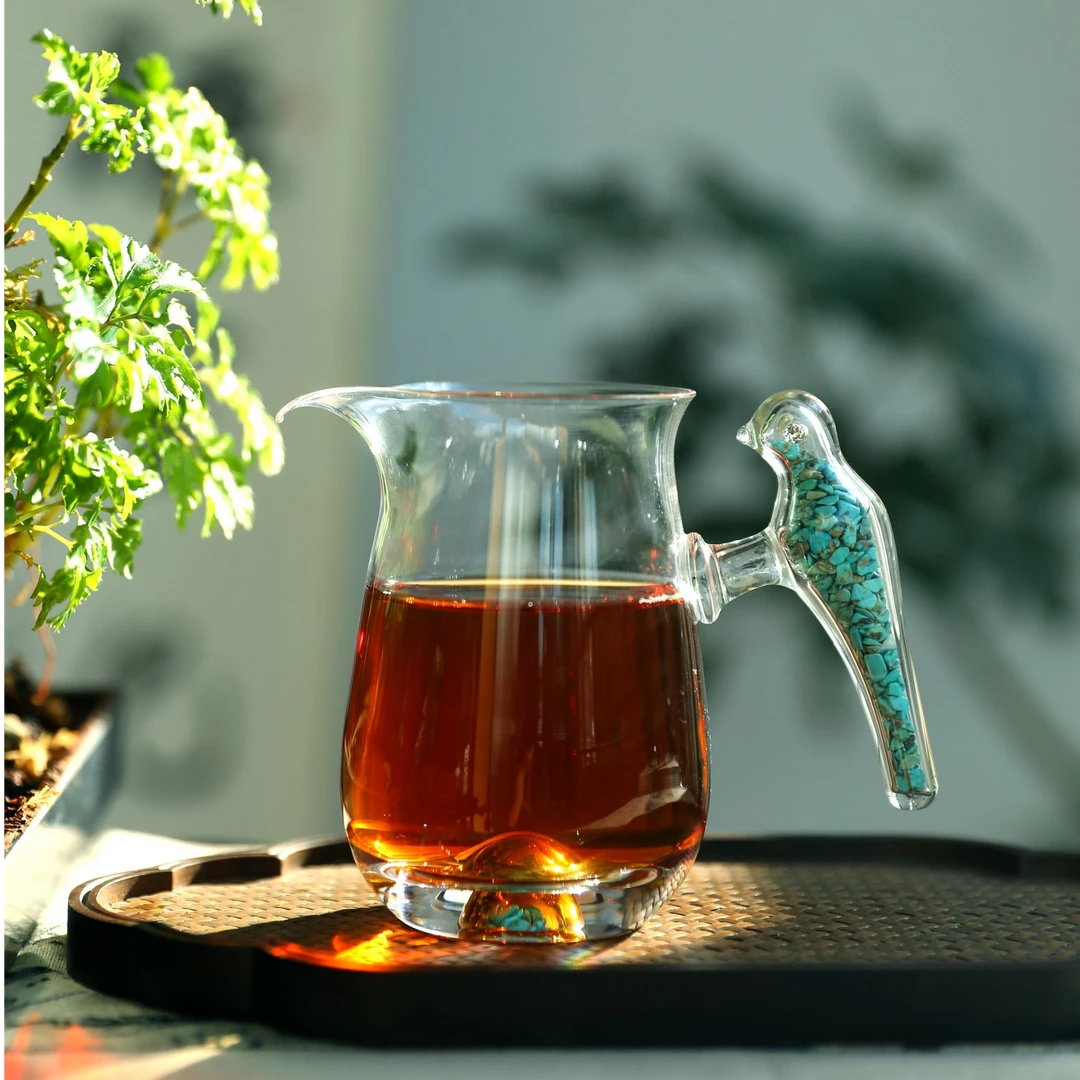 「景雅集」翠鸣禅林公道杯手工高档创意大容量耐热分茶茶道轻奢中式