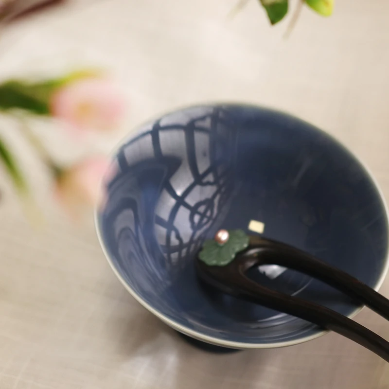 隐木【青荷】紫光檀工艺饰物