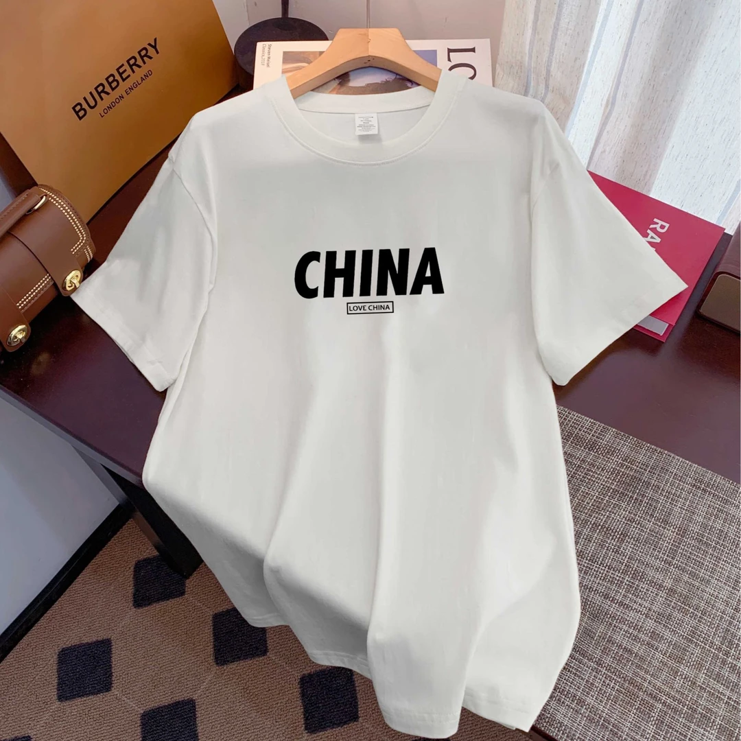 纯棉ins短袖圆领小众夏季新品小香风可爱卡通休闲T恤男女同款