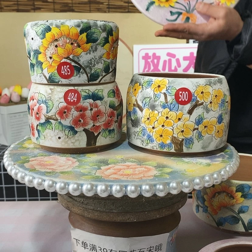【闪购商品】紫砂花盆寒*