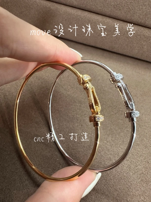 925银手镯 mati细手镯925简约时尚轻奢