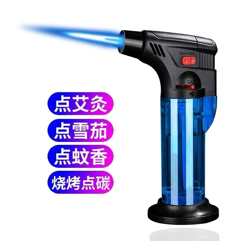艾灸艾柱专用充气喷枪打火机烘焙点雪茄防风高温便携小喷枪点火枪