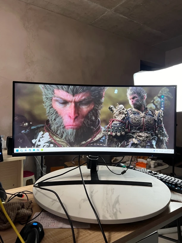 9新  35寸3U带鱼屏2k70hz默认dp线