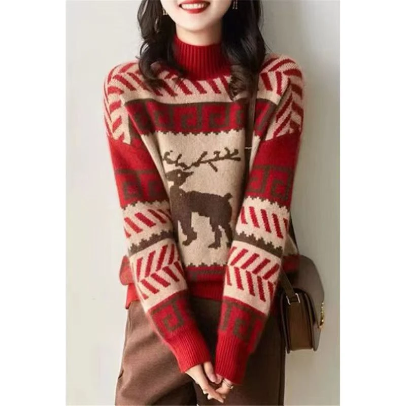 0-1 WWQQ大王圆领秋冬款毛衣