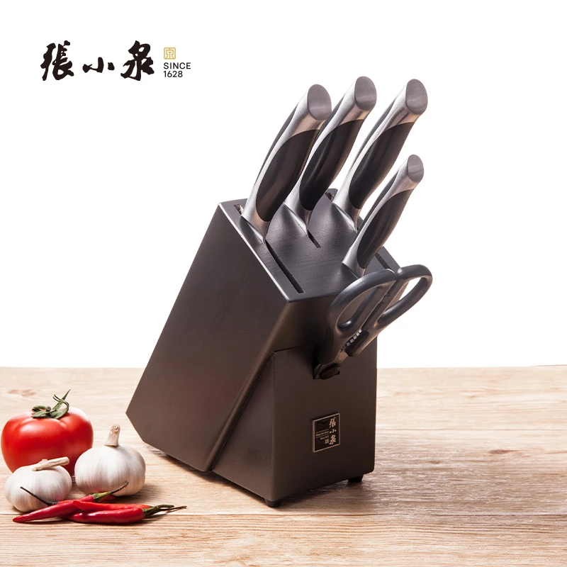 【推荐】张小泉启航系列六件套刀切片刀斩骨刀小厨刀水果刀厨房剪