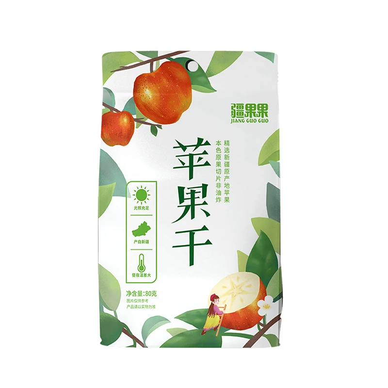 疆果果苹果干新疆特产水果干蜜饯果干休闲零食80g*2袋