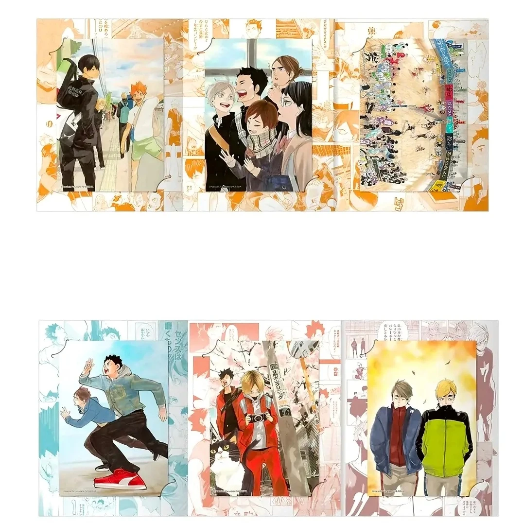 【丸子】排球少年js原画三折叠相卡。乌野/三校