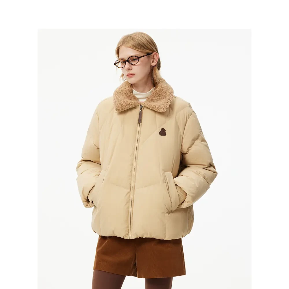 Teenie Weenie小熊冬季2024年新款女装外套TTJD244V06T