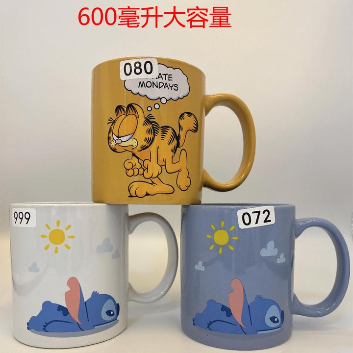 高颜值马克杯联名款家用可爱风创意喝水杯高温陶瓷杯咖啡杯大容量