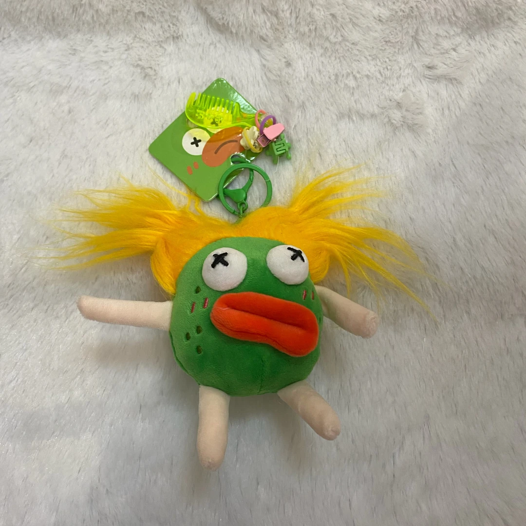 丑萌炸毛土豆君玩偶钥匙扣女2024年新款书包挂件链可爱随机一个