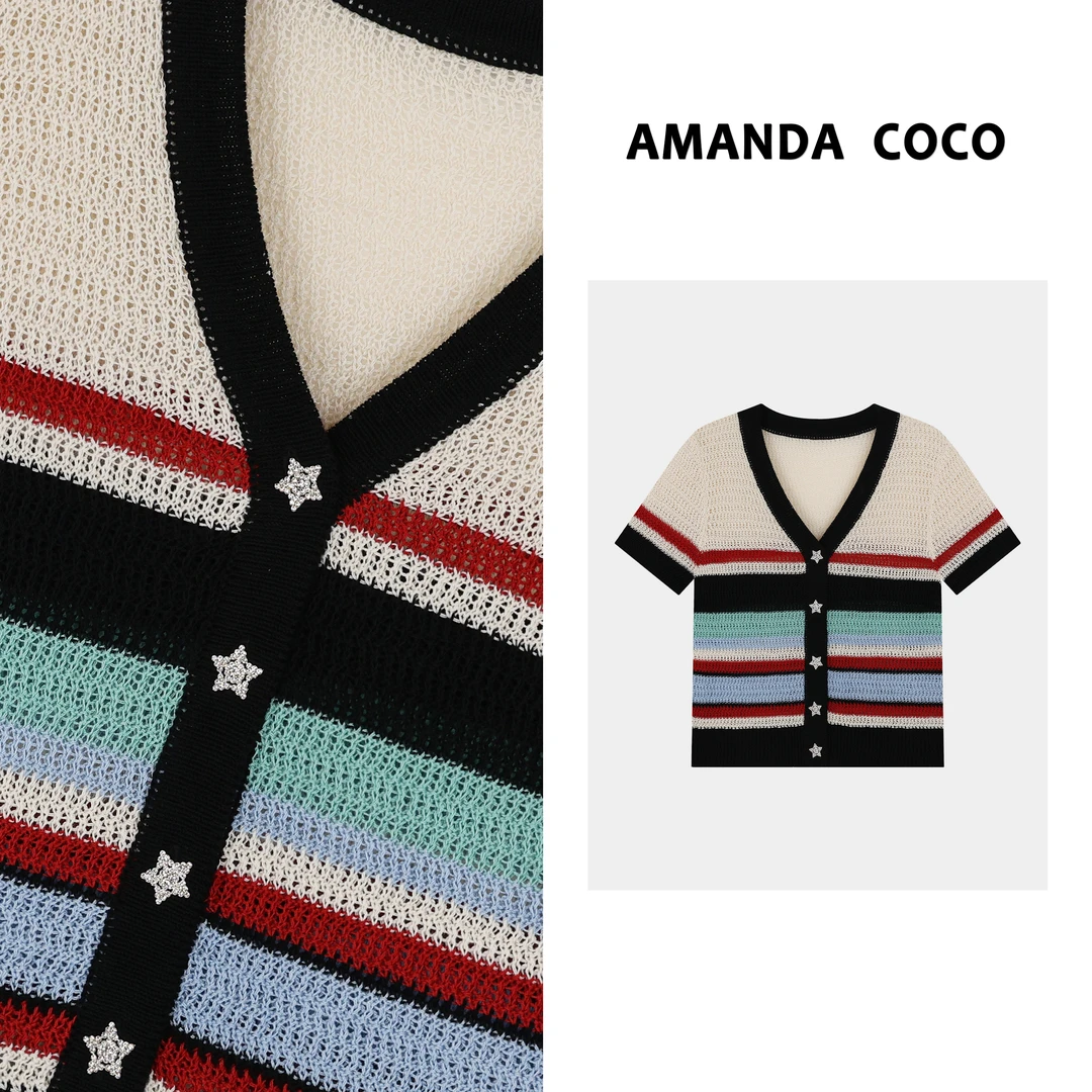 COCO | 设计师款~气质减龄显白针织上衣毛衣针织衫小香风时尚百搭