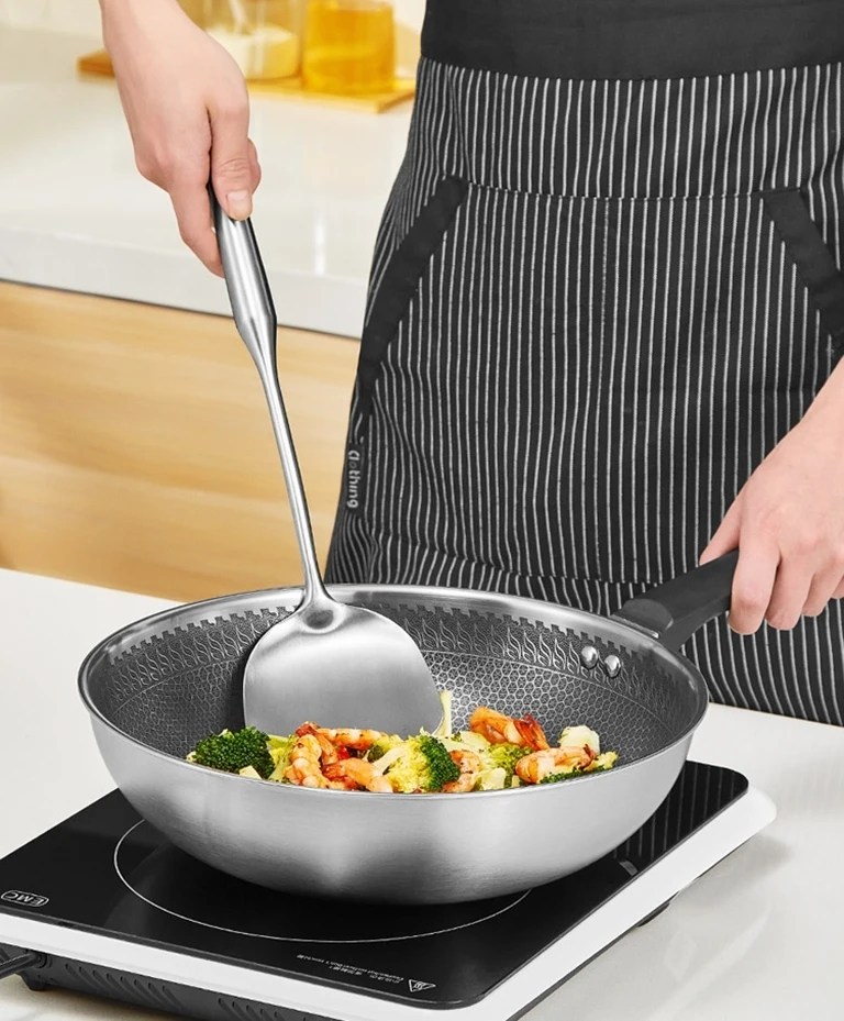 不锈钢锅铲家用不锈钢多功能炒菜铲子厨具菜铲炒勺不粘锅铲子加厚