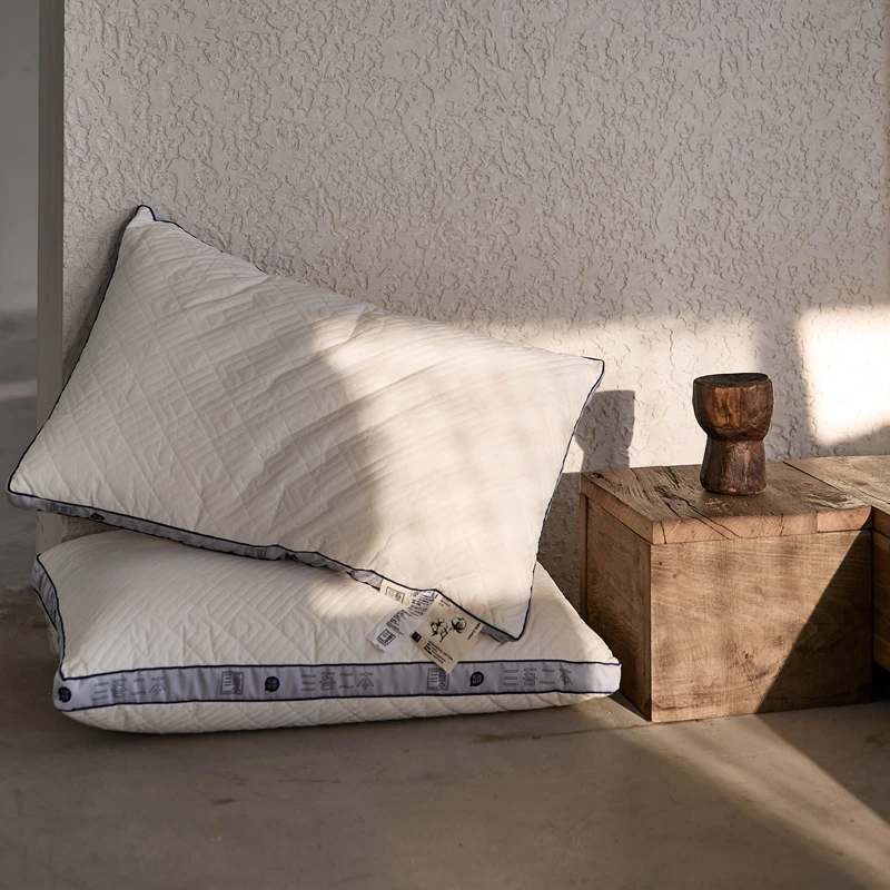 友智友眠植萃豆绵枕A类元绵大豆酒店枕头民宿诧寂风单人水洗枕头