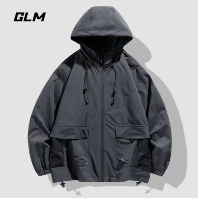 冰能量#24006秋冬款时尚韩版透气潮流宽松圆领百搭情侣夹克