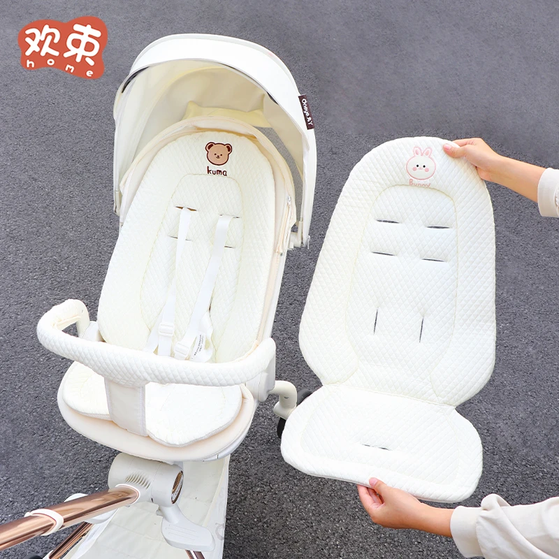 欢束婴儿车丸丫T6 遛娃神器柔软坐垫推车配件四季通用垫秋冬保暖