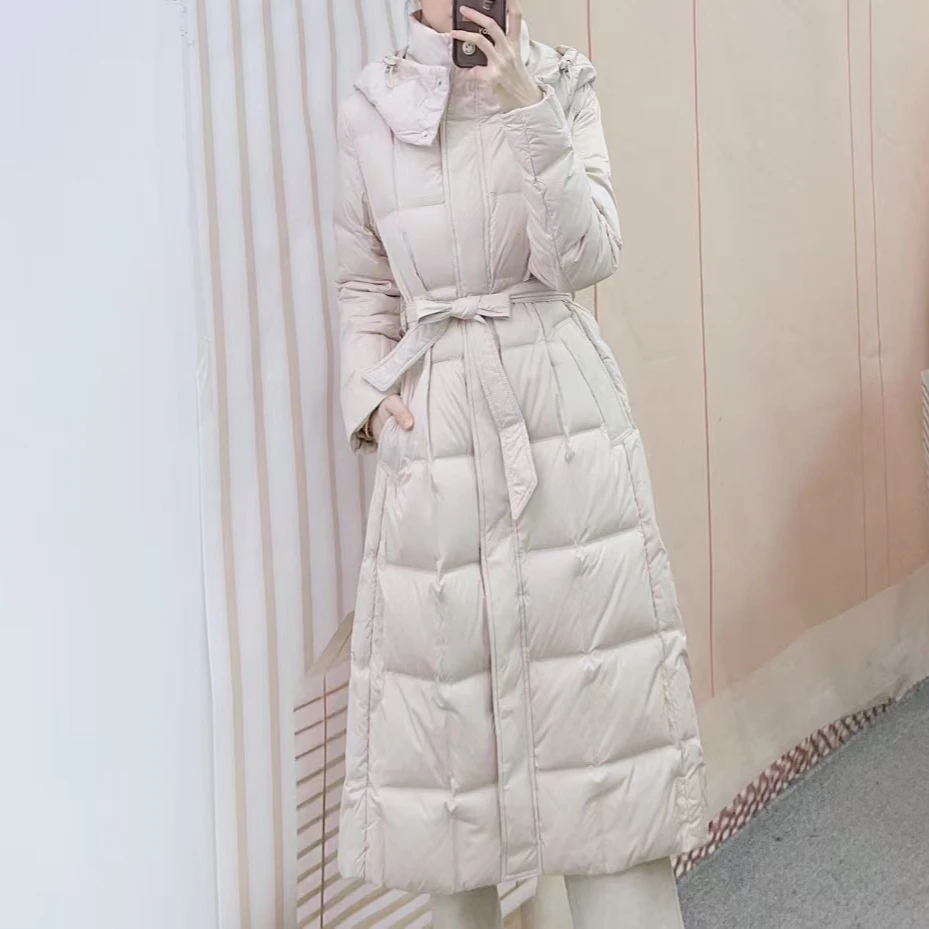 005韩版百搭简约中长款羽绒服005/GP